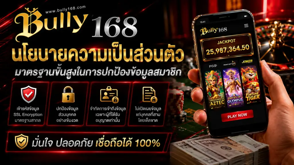 นโยบายความเป็นส่วนตัว bully168